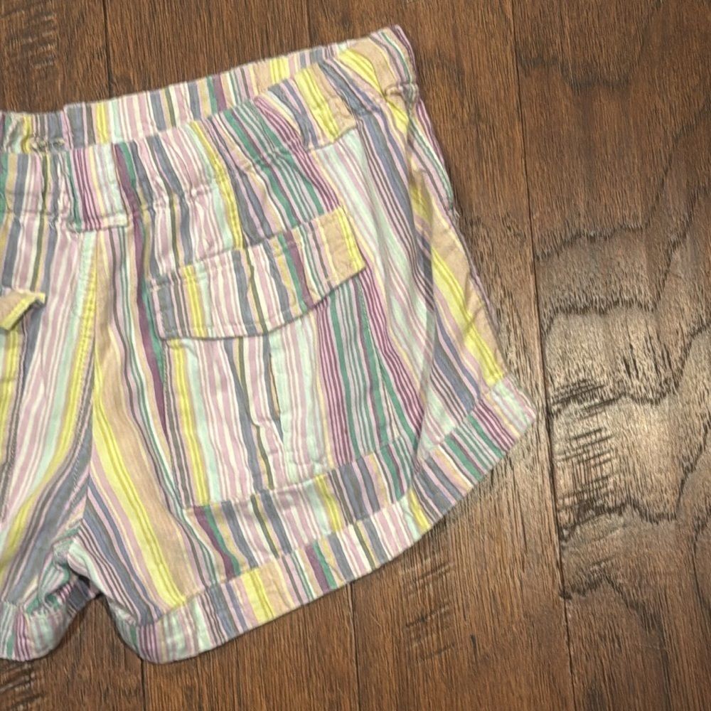 Size 9 Mossimo Supply Co. Pastel Striped Women's Shorts - Picture 6 of 8